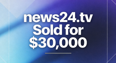 news24.tv Sold for $30,000: Domain Name with Built-in Traffic Code, Media Value Highlighted