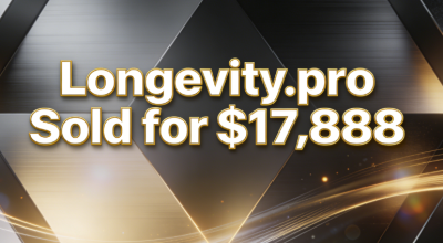 Longevity.pro Sold for $17,888, Anti-Aging Sector Continues to Heat Up