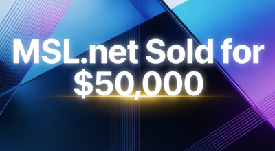 MSL.net Sold for $50,000: Three-Letter Domain Value Highlighted