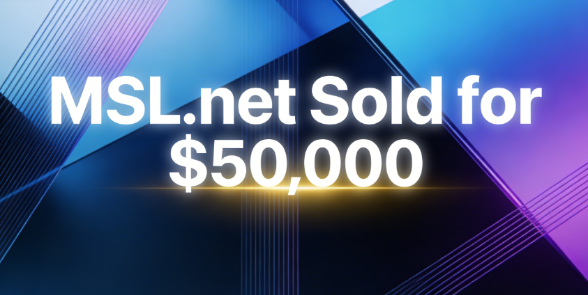 MSL.net Sold for ,000: Three-Letter Domain Value Highlighted