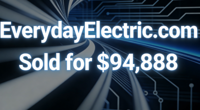 EverydayElectric.com Sold for $94,888: A "Chosen Name" for the Electric Era