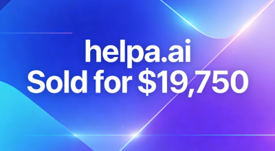 helpa.ai Sold for $19,750, AI-Powered Helping Services