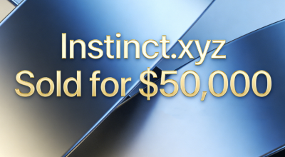 Instinct.xyz Sold for $50,000, Possessing a Simple and Powerful Brand Association