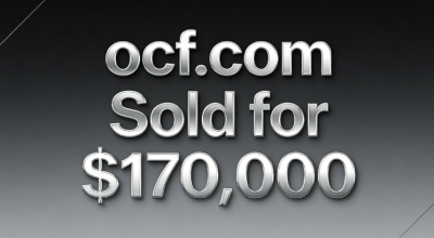 ocf.com Sold for $170,000, Highlighting the Value of Three-Letter Domains