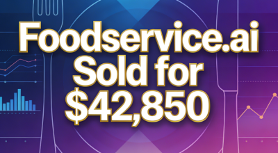 Foodservice.ai Sold for $42,850: Domain Value Under the Precise Industry and AI Wave