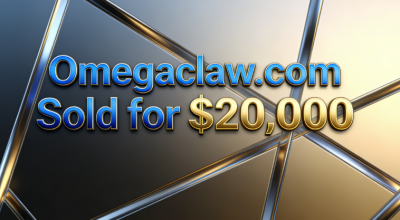 Omegaclaw.com Sold for $20,000 via Spaceship.com