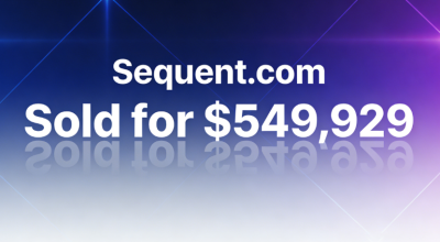 Sequent.com Sold for $549,929, Adding Another Premium Domain to Atom's List