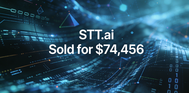 STT.ai Sold for ,456: The Value of AI Abbreviation Domains Stands Out