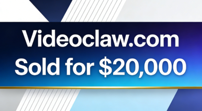 Videoclaw.com Sold for $20,000 via Spaceship.com