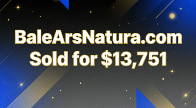 BaleArsNatura.com Sold for $13,751, Suitable for the Ecological and Environmental Protection Sector