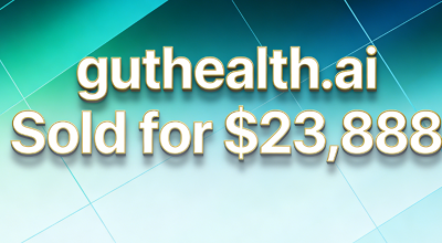 guthealth.ai Sold for $23,888, AI Domain's Popularity Continues to Rise