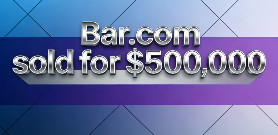 Bar.com sold for 0,000, demonstrating the enduring value of short domain names