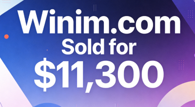 Winim.com Sold for $11,300 via Sedo