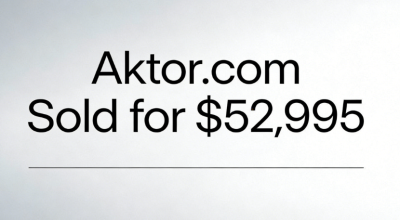 Aktor.com Sold for $52,995, Entertainment Industry Domains Still Gain Popularity