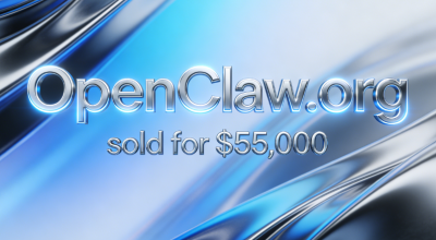 OpenClaw.org  sold for $55,000, its name subtly reflecting AI industry trends