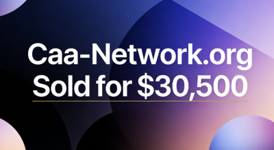 Caa-Network.org Sold for $30,500, Perfectly Fitting Network Security and Domain Name Resolution Needs