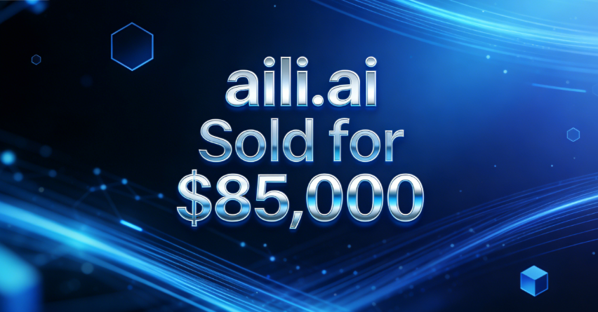 aili.ai Sold for ,000, .ai Domains Become a New Hot Spot in Digital Assets