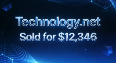 Technology.net Sold for $12,346: A Digital Asset with Inherent Trustworthiness