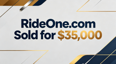RideOne.com Sold for $35,000, Ideal for Mobility Services