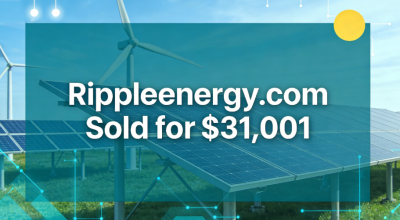Rippleenergy.com Sold for $31,001, New Energy Domain Names Once Again in High Demand