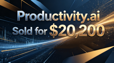 productivity.ai Sold for $20,200, Highlighting the Value of AI-Driven Efficiency Domains