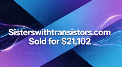 A Blend of Technology and Humanity: sisterswithtransistors.com Sold for $21,102