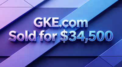 GKE.com Sold for $34,500 via GoDaddy