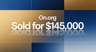 On.org Tops Sedo's Domain Name Transaction Ranking for Two Weeks at $145,000