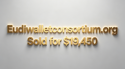 Eudiwalletconsortium.org Sold for $19,450, Perfectly Aligned with the European Digital Identity Sector