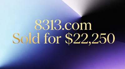 8313.com Sold for $22,250, Highlighting the Value of Numeric Domains