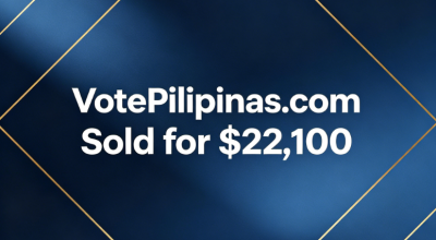 Exercising the Right to Democracy: VotePilipinas.com Sold for $22,100