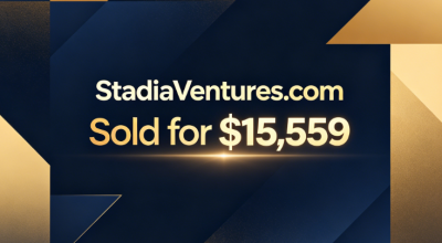 A New Trend in Sports Investment: StadiaVentures.com Sold for $15,559