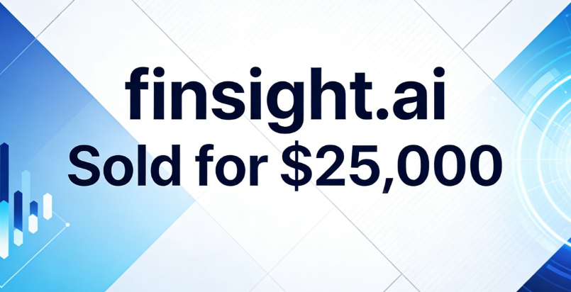 finsight.ai Sold for ,000, Highlighting the Value of AI + Finance Domains