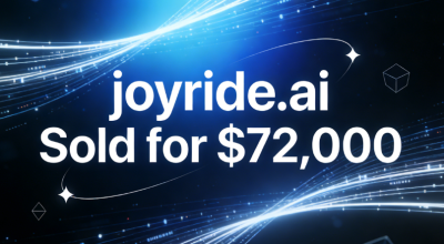 joyride.ai Sold for $72,000! A Perfect Match for Brands Empowering "Technology to Enhance Wonderful Experiences"