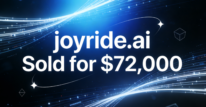 joyride.ai Sold for ,000! A Perfect Match for Brands Empowering "Technology to Enhance Wonderful Experiences"