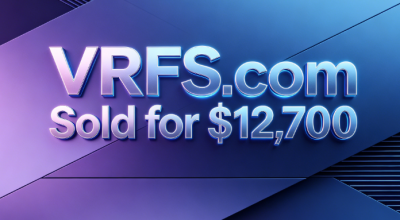 VRFS.com Sold for $12,700: A "Golden Doorway" in the Virtual Reality Field