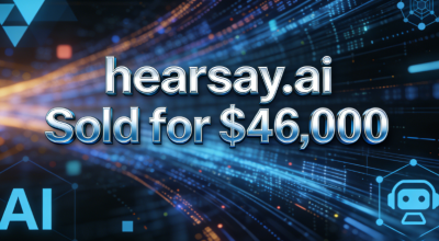 hearsay.ai Sold for $46,000! AI-Related Domains Remain Popular