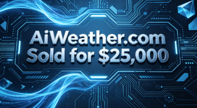 AiWeather.com Sold for $25,000: When Precise Naming Meets the AI ​​Boom