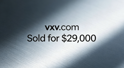 vxv.com Sold for $29,000: Why Do Three-Letter Domains Still Hold Scarcity Value?