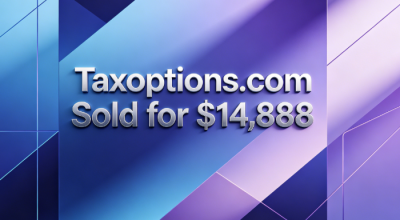 Taxoptions.com Sold for $14,888, Highlighting the Value of Premium Tax Domains
