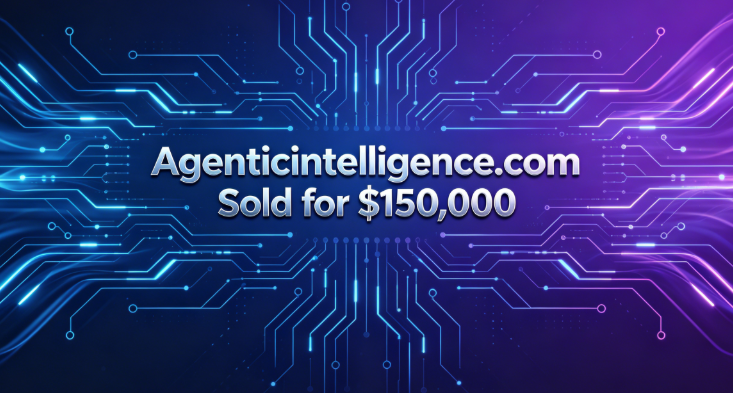Agenticintelligence.com Sold for 0,000, AI Domain Surges in Popularity