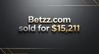 Betzz.com sold for $15,211, perfectly aligning with a gambling and entertainment platform