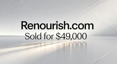 Renourish.com Sold for $49,000 via Afternic