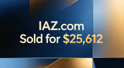 IAZ.com Changes Hands for $25,612, Highlighting the Value of Three-Letter Domains
