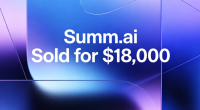Summ.ai Sold for $18,000, Perfectly Matching AI Industry Attributes
