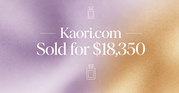 Kaori.com Sold for ,350 via GoDaddy