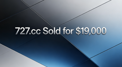 727.cc Sold for $19,000: Analysis of the Numbers and Suffix