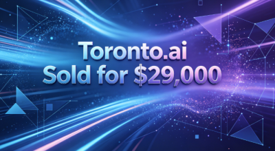 Toronto.ai Sold for $29,000: A New Interpretation of the Value of City + AI Domains