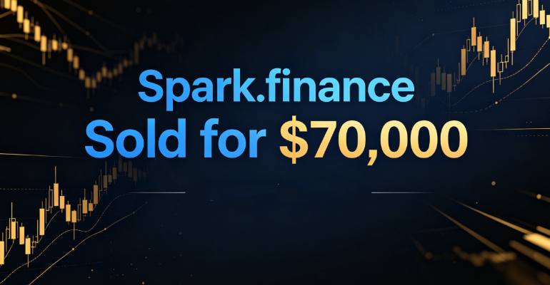Spark.finance Sold for ,000, Highlighting the Value of Financial Domains