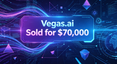 Vegas.ai Sold for $70,000: When "Gambling City" Meets "Artificial Intelligence"